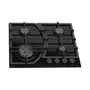 INSIDE BF025 Built-In Gas Cooker 4 Burners, Black  طباخ غاز مدمج 4 شعلات انسايد