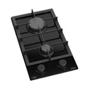 INSIDE BL155 Built-In Gas Cooker 2 Burners, Glass Black طباخ غاز شعلتين انسايد