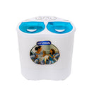 HYUNDAI HBM-600 Twin Tub Baby Washing Machine 6Kg, White غسالة حوضين للاطفال هيونداي