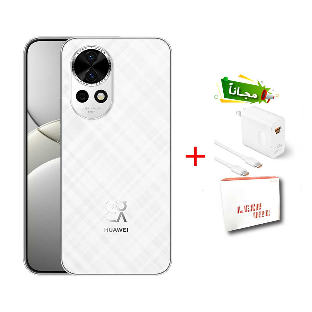 HUAWEI Nova 13 Dual Sim 256GB/12GB Smartphone, White Free Gift