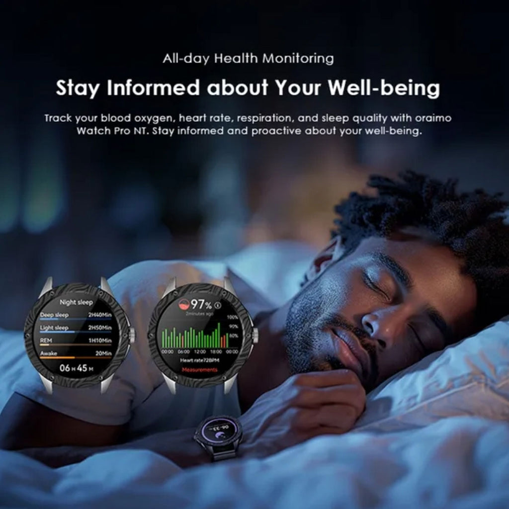 ORAIMO OSW-850H Smart Watch, Black