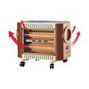 ALMATEEN QHMA4032BRC-CH 2000W مدفئة المتين الكهربائية, Red