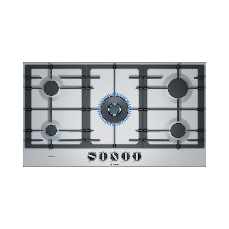 BOSCH PCR9A5B90M Gas Hob 90cm, Stainless steel