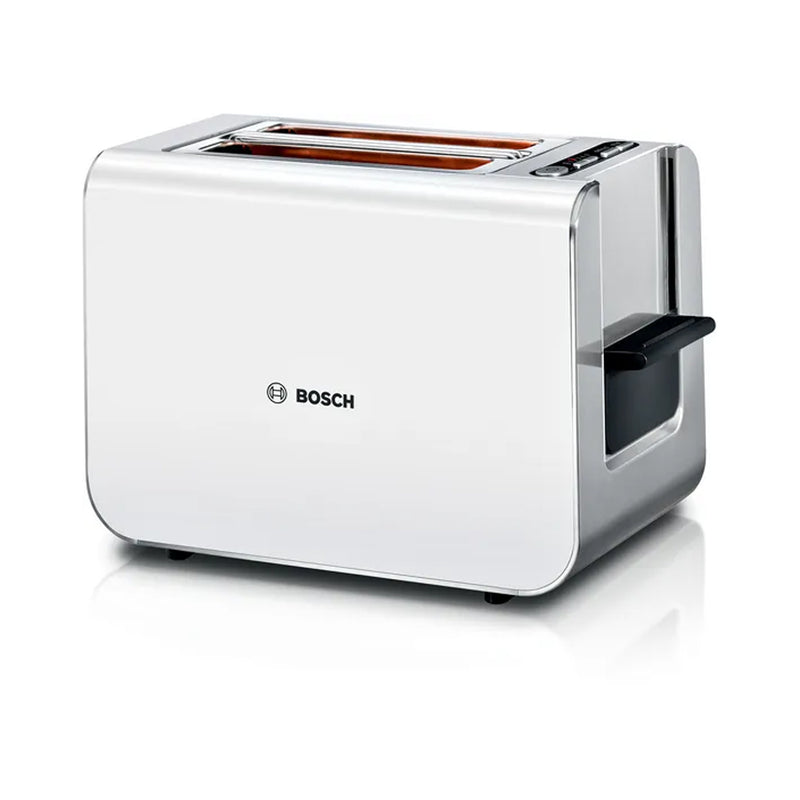 BOSCH TAT8611 Compact Toaster Styline, White - جهاز تحميص الخبز المدمج من بوش، اللون الأبيض