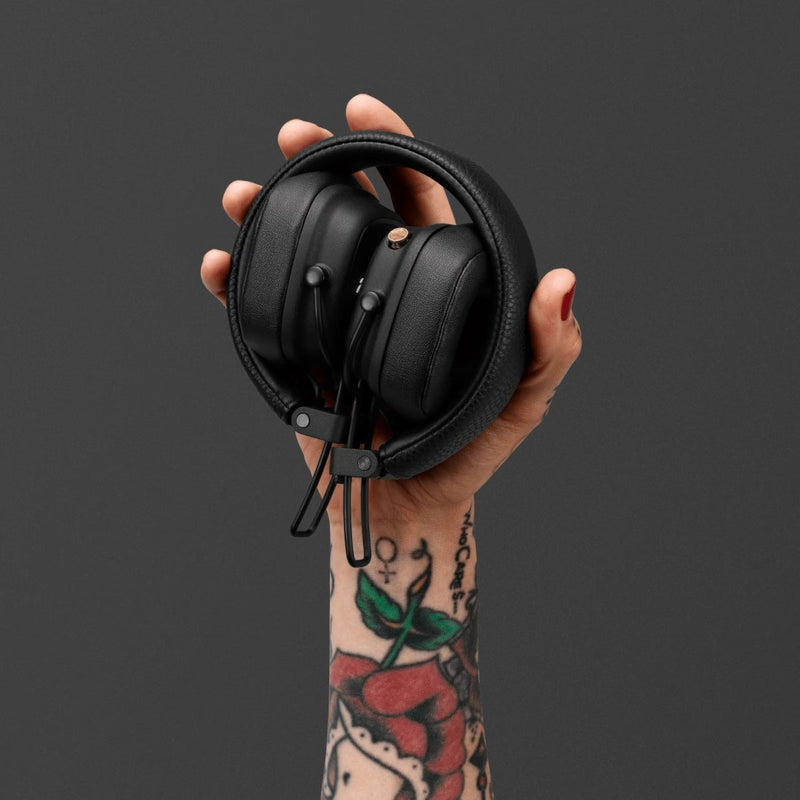 MARSHALL 864 , 1005773 Major IV, On-ear Wireless Headphones, Black سماعة هيدفون مارشال