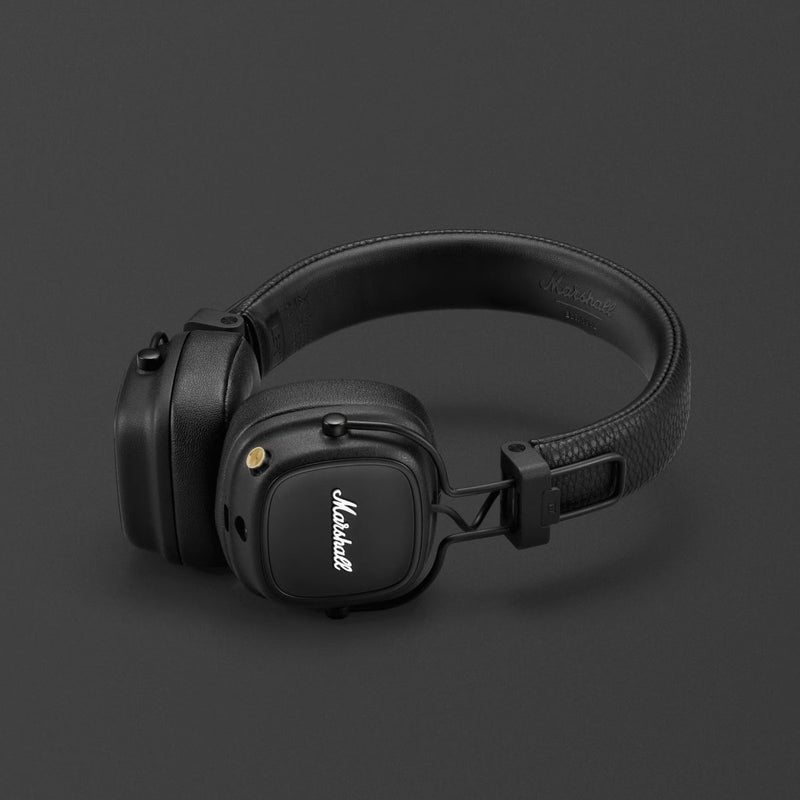 MARSHALL 864 , 1005773 Major IV, On-ear Wireless Headphones, Black سماعة هيدفون مارشال