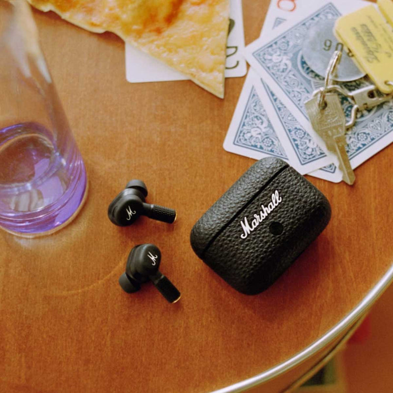 MARSHALL 863 , 1006450 Motif II A.N.C Active Noise-Canceling Earbuds, Black سماعة بلوتوث مارشال