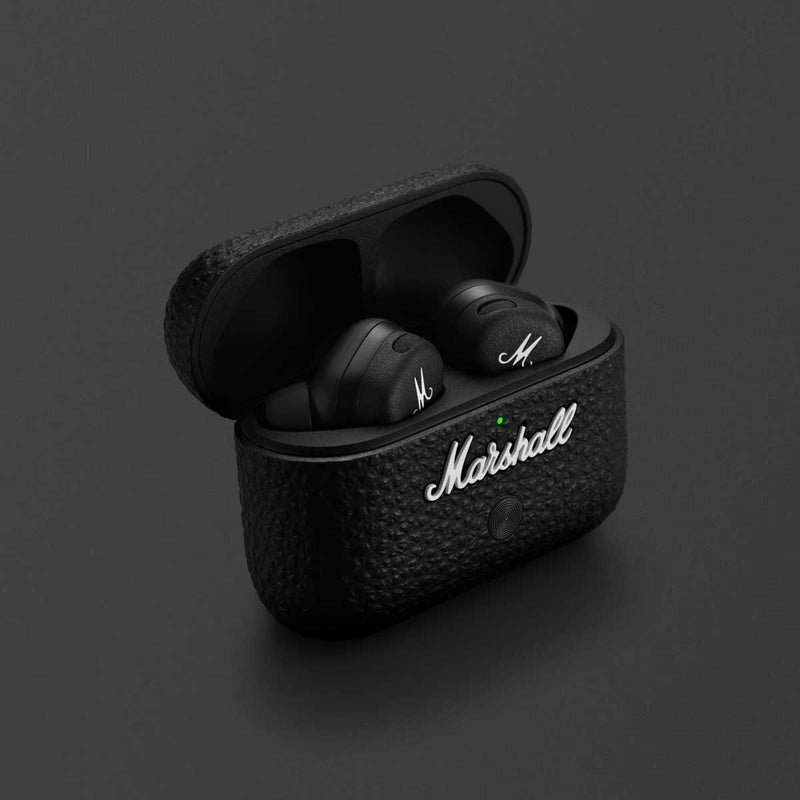 MARSHALL 863 , 1006450 Motif II A.N.C Active Noise-Canceling Earbuds, Black سماعة بلوتوث مارشال