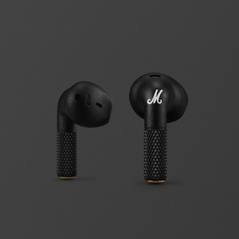 MARSHALL 862 , 1006653 Minor IV True Wireless Headphones In Black سماعة بلوتوث مارشال