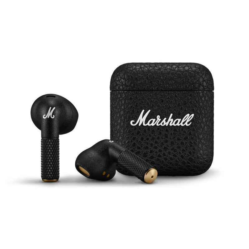 MARSHALL 862 , 1006653 Minor IV True Wireless Headphones In Black سماعة بلوتوث مارشال