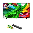 LG 100QNED86A6 100 Inch LG QNED evo AI QNED86 MiniLED 4K VRR 144Hz Smart TV AI Magic remote WebOS25 2025 شاشة حجم 100 ال جي + هدية LG S20A