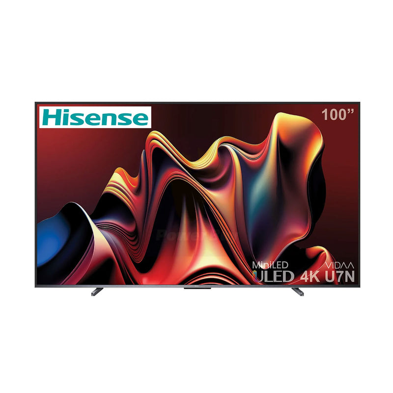 HISENSE 100U7N Class U7 Series Mini-LED ULED 4K Google TV, 100 Inch شاشة هايسنس حجم 100