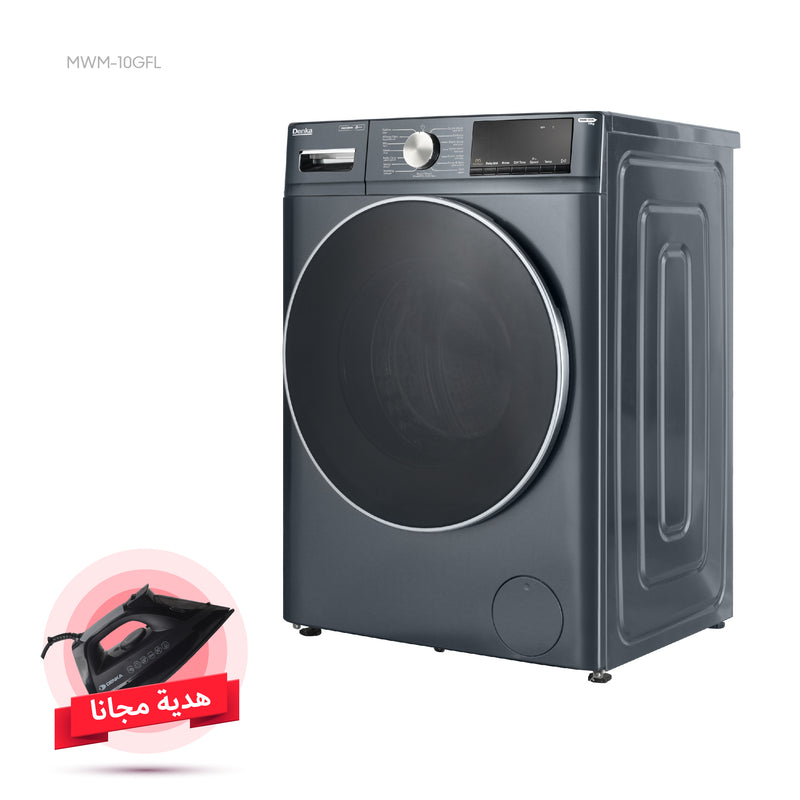 DENKA MWM-10GFL دنكا غسالة سعة 10 كغم  + IST-2400PB  هدية