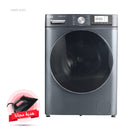 DENKA MWM-12GFL Front Load Washer 12kg, Dark Grey + IST-2400PB  هدية