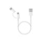 XIAOMI 15304 2-in-1 USB Cable Micro USB to Type C (30cm) White