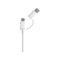 XIAOMI 15304 2-in-1 USB Cable Micro USB to Type C (30cm) White