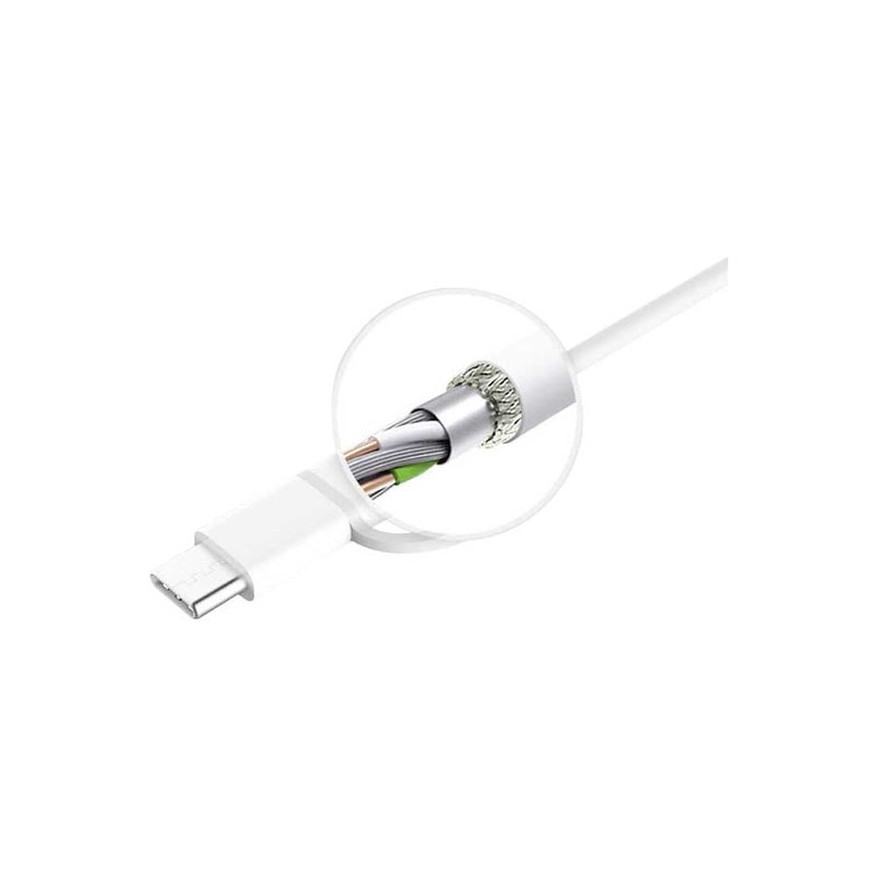 XIAOMI 15304 2-in-1 USB Cable Micro USB to Type C (30cm) White
