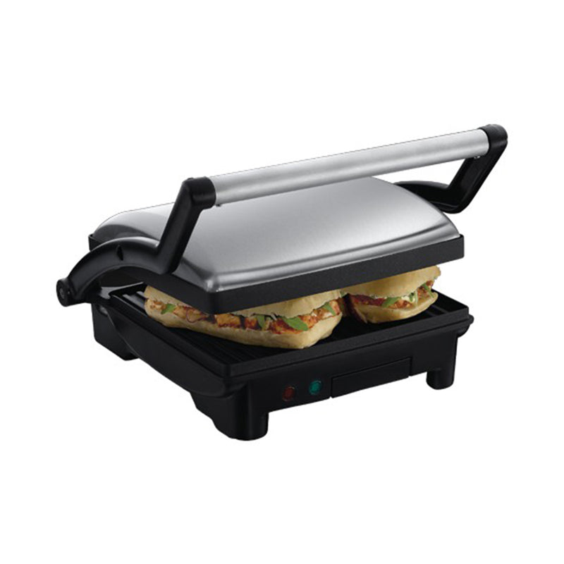 RUSSELL HOBBS 17888 3-in-1 Electric Grill & Griddle, Silver شواية كهربائية روسل هوبس
