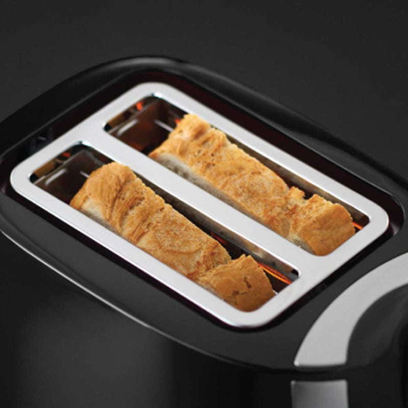 RUSSELL HOBBS 21410 Mode Black 2 Slice Toaster محمصة