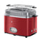 RUSSELL HOBBS 21680 Toaster محمصة خبز 1300 واط من روسيل هوبس, Stainless Red