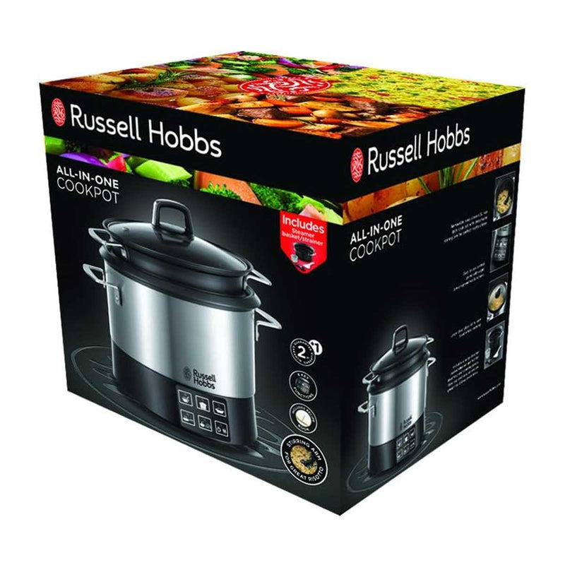 RUSSELL HOBBS 23130 All In One Cookpot, Silver, 4.5 l