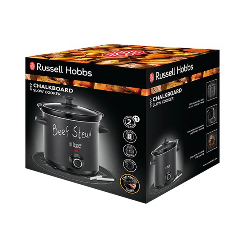 RUSSELL HOBBS 24180 Chalkboard Rice Cooker, Black  جدر لطبخ الرز روسل هوبس