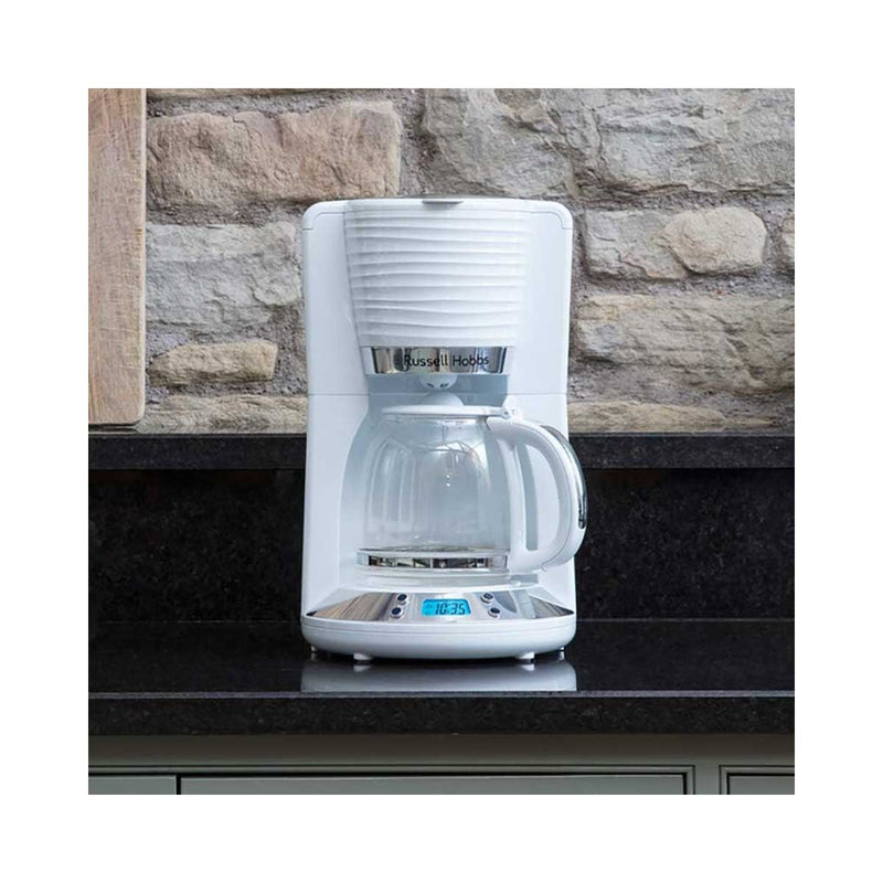 RUSSELL HOBBS 24390  Inspire White Coffee Maker , White ماكينة قهوة إنسباير - أبيض