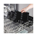 RUSSELL HOBBS 25490 3 Pack Treat Plates , Black مجموعة من 3 أطباق للحلوى