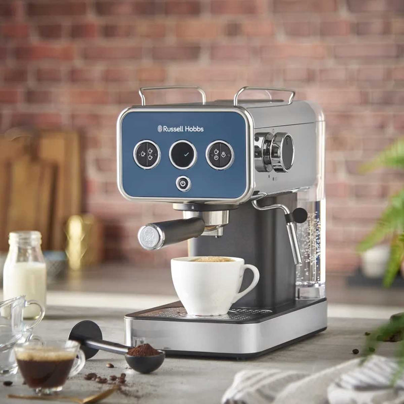 RUSSELL HOBBS 26451-56 Distinctions Espresso Machine Ocean ماكينة صنع الإسبريسو