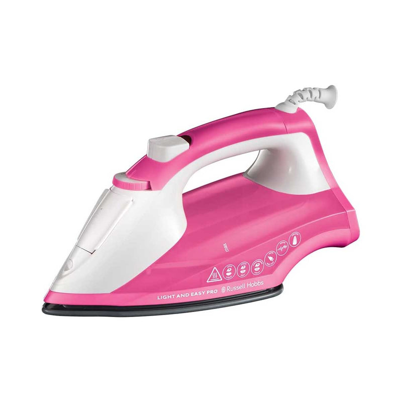 Russell Hobbs 26461-56 Pro Ceramic Light & Easy Steam Iron Pink 2600W