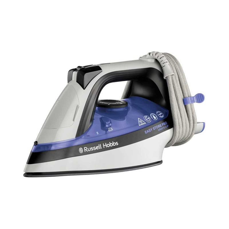 Russell Hobbs 26730-56 Easy Store Wrap & Clip Steam Iron, Non Stick Ceramic Soleplate, 320ml Water Tank