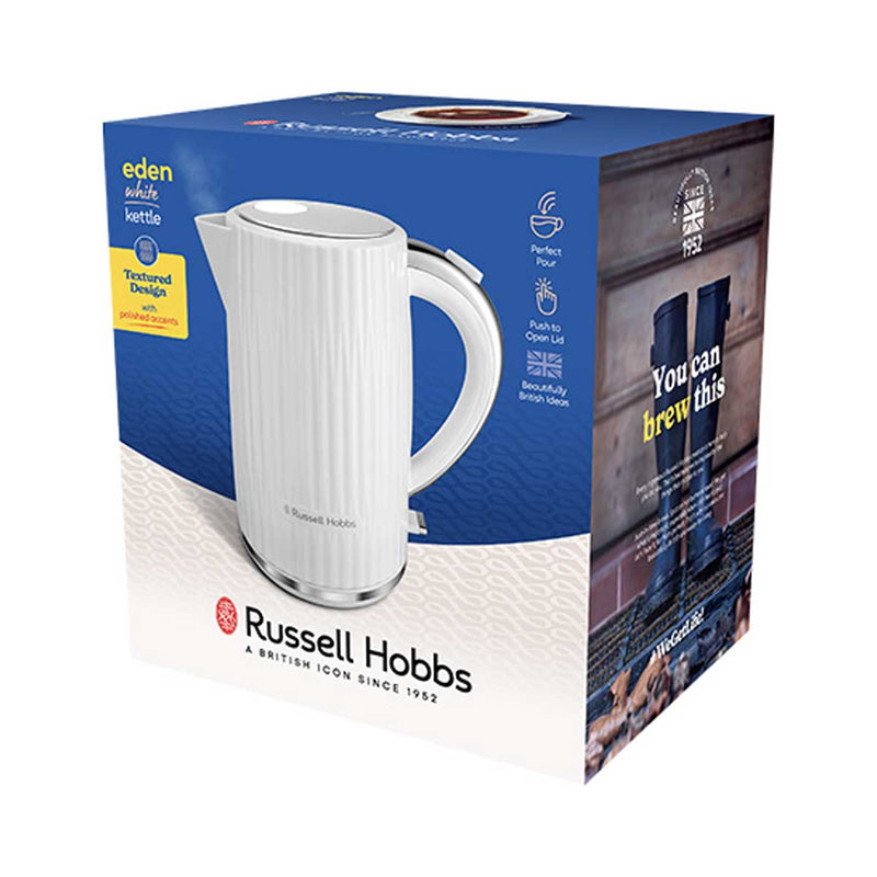 RUSSELL HOBBS 27360 Eden Kettle, White غلاية روسل هوبس