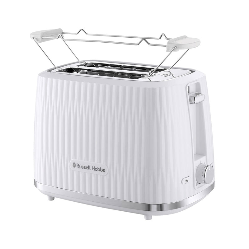 RUSSELL HOBBS 27370 Eden 2 Slice Toaster, White محمصة روسل هوبس