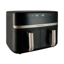 RUSSELL HOBBS 27680 Satisfry Dual Basket Air Fryer 9 L, Black قلاية هوائية مزدوجة روسل هوبس