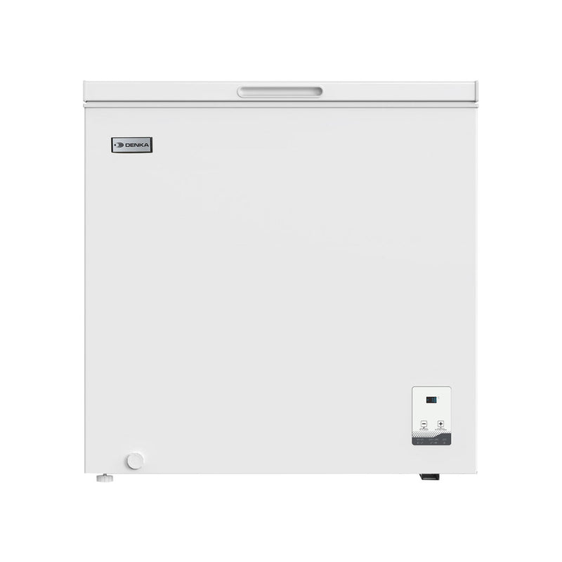 DENKA Chest Freezer 320DWT R600a Silver + White Color, 200L