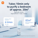 XIAOMI 33927 Smart Air Purifier 4 EU Breathe clean, breathe healthy, White جهاز تنقية الهواء الذكي شاومي