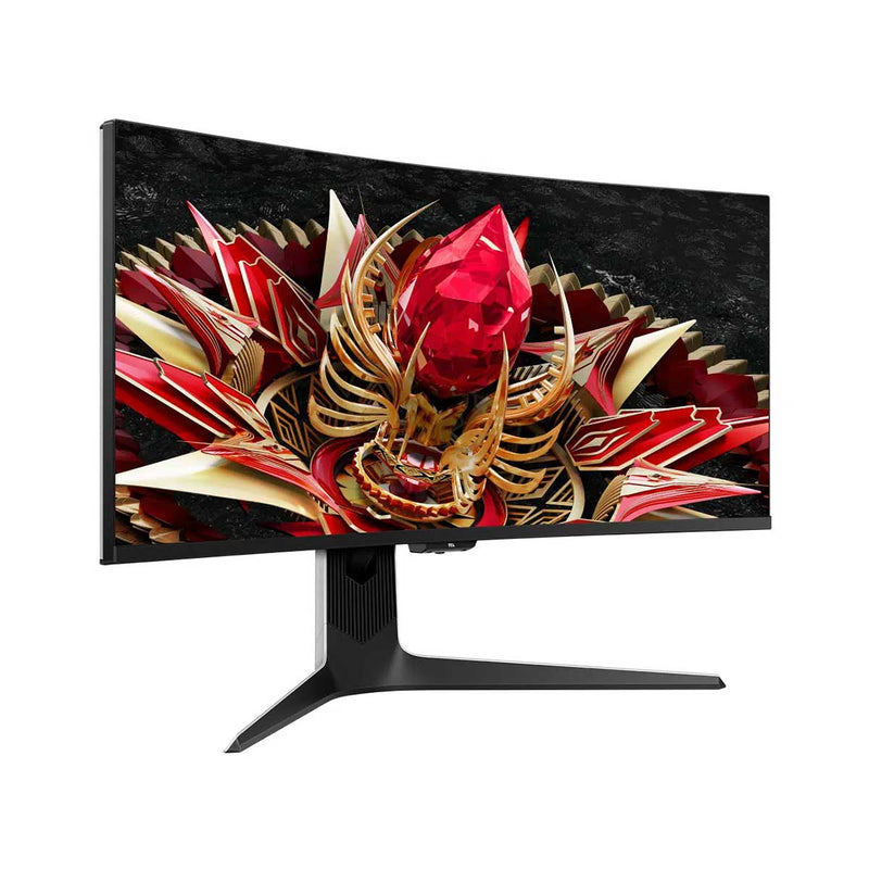 TCL 34R83Q QD-Mini LED Monitor  WQHD 1100+ Local Dimming Zones, 1600nits, 34" شاشة كمبيوتر