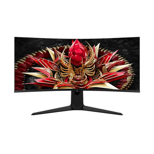 TCL QD Mini LED 34インチ モニター TCL、量子ドットミニLED採用の34型湾曲ウルトラワイドゲーミング