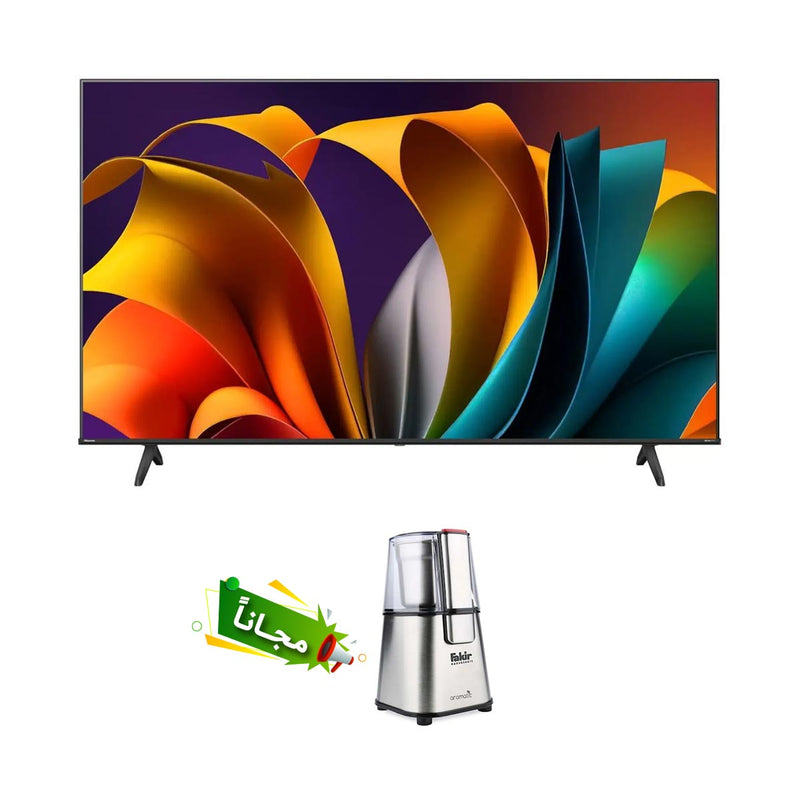 HISENSE 43A61N 4K Ultra HD Smart Television, 43 Inch + Free gift Fakir aromatic تلفزيون  4K Ultra HD الذكي، 43 بوصة + هدية مجانية من Fakir aromatic