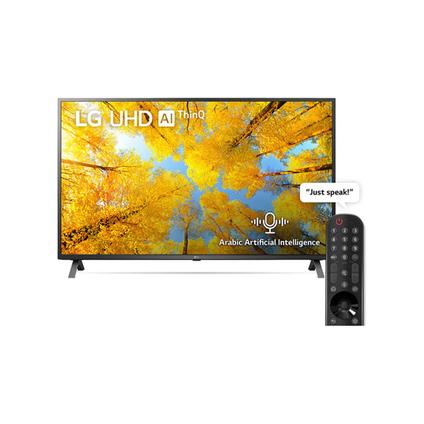 LG UHD 4K TV 43 Inch UQ75006LG, 4K Active HDR webOS Smart 