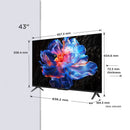 TCL V6C 43" UHD 4K TV With Dolby Audio HDR 10