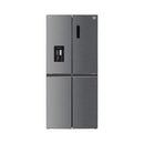 ALHAFIDH 4D620SS2 22 Feet Four Door Spray Refrigerator, Silver
