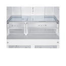 ALHAFIDH 4D620SS2 22 Feet Four Door Spray Refrigerator, Silver