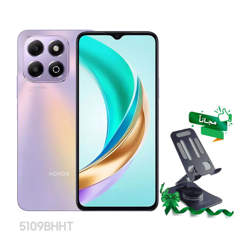 HONOR X6b DS 6/128GB, Starry Purple موبايل هونر + Free Gift