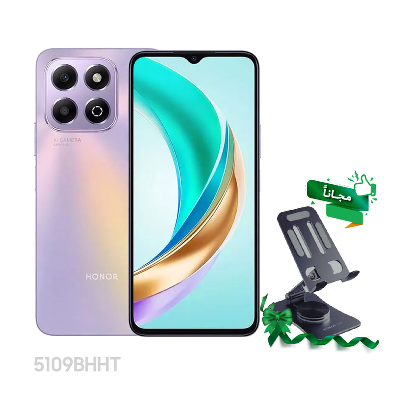 HONOR X6b DS - 6/256GB Starry Purple موبايل هونر + Free Gift