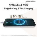 HONOR 5109BRVD 400 Lite Velvet Grey / AI Camera Button / 108MP Street Style Portrait / 3500nits AMOLED Display / 5230mAh Large Battery 400 Lite هونر