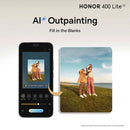 HONOR 5109BRVD 400 Lite Velvet Grey / AI Camera Button / 108MP Street Style Portrait / 3500nits AMOLED Display / 5230mAh Large Battery 400 Lite هونر