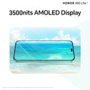 HONOR 5109BRVE 400 Lite Marrs Green / AI Camera Button / 108MP Street Style Portrait / 3500nits AMOLED Display / 5230mAh Large Battery  400 Lite هونر