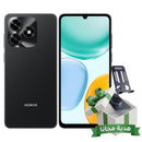 HONOR 5109BYGJ X5C 4G Smartphone, 4GB RAM 64GB ROM, Dual SIM, 5260mAh Battery, 6.74" 90Hz Display, Midnight Black + Free gift X5C 4G هونر