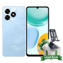 HONOR 5109BYGK X5C 4G Smartphone, 4GB RAM 64GB ROM, Dual SIM, 5260mAh Battery, 6.74" 90Hz Display, Tidal Blue + Free gift X5C 4G هونر